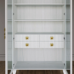 Дизайнерский шкаф витрина Elsa Dreams White с 4-мя ящиками варинант исполнения - 6 | Loft Concept в Сочи