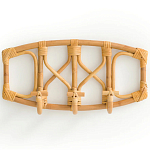 Настенная вешалка из ротанга Willa Wall Hanger S варинант исполнения - 2 | Loft Concept в Сочи