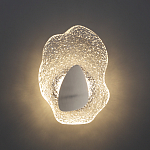 Бра с рельефным волнообразным стеклянным плафоном и вставкой из мрамора Liquid Stone варинант исполнения - 9 | Loft Concept в Сочи