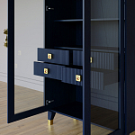 Дизайнерский шкаф витрина Elsa Dreams Blue с 4-мя ящиками варинант исполнения - 8 | Loft Concept в Сочи