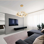 Люстра подвесная с 6-ю круглыми светодиодными лампами Catcher варинант исполнения - 2 | Loft Concept в Сочи