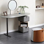 Консоль с зеркалом и  3-мя вращающимися ящиками Eloida варинант исполнения - 5 | Loft Concept в Сочи