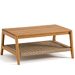 Стол журнальный для сада из акации Breathe Nature варинант исполнения - 1 | Loft Concept в Сочи