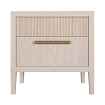 Прикроватная Тумбочка Primo с двумя ящиками Светлый дуб варинант исполнения - 7 | Loft Concept в Сочи