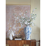 Ваза фарфоровая высокая с синими цветочными мотивами Independence варинант исполнения - 4 | Loft Concept в Сочи