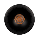 Встраиваемый спот светодиодный круглый черного цвета с углублением Ombra Lux  варинант исполнения - 2 | Loft Concept в Сочи