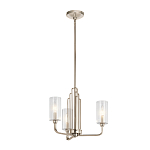  Люстра с прозрачными рифлеными цилиндрическими плафонами Kichler варинант исполнения - 9 | Loft Concept в Сочи