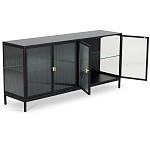 Сервант четырехдверный с рифленым стеклом The Keeper варинант исполнения - 2 | Loft Concept в Сочи