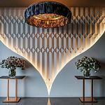 Гипсовая 3D Панель CRYSTAL SYMPHONY A варинант исполнения - 1 | Loft Concept в Сочи