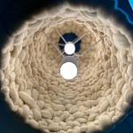 Вязаный подвесной светильник из шерсти Dome Wool Lamp  варинант исполнения - 5 | Loft Concept в Сочи