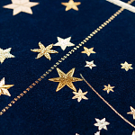 Обои с вышивкой ручной работы Cosmos Original colourway on velvet варинант исполнения - 4 | Loft Concept в Сочи