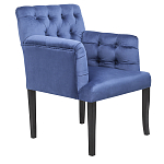 Кресло Addison Chic Armchair deep blue velour варинант исполнения - 1 | Loft Concept в Сочи