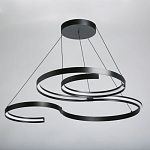 Люстра подвесная светодиодная в виде волнообразной ленты Ribbon Vortex варинант исполнения - 4 | Loft Concept в Сочи