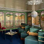 Обои ручная роспись The Plain of Musashi Original colourway on painted Xuan paper with gold ombre варинант исполнения - 1 | Loft Concept в Сочи