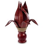 Настольная лампа красная INDONESIAN LAMPS варинант исполнения - 1 | Loft Concept в Сочи