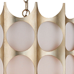 Подвесной светильник в форме цилиндра с фактурным серебряным каркасом и тканевым абажуром Silver Honeycomb варинант исполнения - 2 | Loft Concept в Сочи