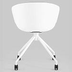 Офисное кресло из пластика с мягким сиденьем Eggshell Grey варинант исполнения - 5 | Loft Concept в Сочи