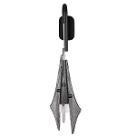 Бра черного цвета с плафоном из рельефного стекла Glass Pod варинант исполнения - 7 | Loft Concept в Сочи