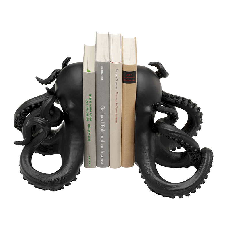 Держатель для книг Черный Осьминог Черный в Сочи | Loft Concept 