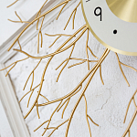 Часы настенные из металла золотые с белым циферблатом Current Time варинант исполнения - 3 | Loft Concept в Сочи