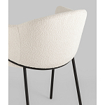 Стул Brace букле белый варинант исполнения - 3 | Loft Concept в Сочи