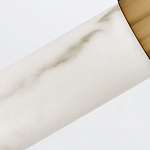 Бра для ванных комнат вертикальное с вытянутым плафоном из алебастра Hinkley варинант исполнения - 6 | Loft Concept в Сочи