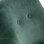 Кресло велюровое темно-зеленого цвета Diaspro Green Armchair варинант исполнения - 5 | Loft Concept в Сочи