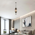 Подвесной светильник с янтарным стеклянным плафоном Amber Queen варинант исполнения - 2 | Loft Concept в Сочи