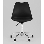 Офисный стул на металлическом основании EGGERY Black пластик варинант исполнения - 5 | Loft Concept в Сочи