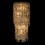 Бра с каскадом из прозрачного хрусталя и корпусом золотого цвета Constant Sparks варинант исполнения - 1 | Loft Concept в Сочи