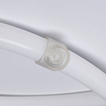 Люстра белого цвета с тремя изогнутыми светодиоидными плафонами Luke Lampco Tracer Lamp варинант исполнения - 6 | Loft Concept в Сочи