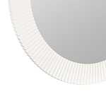 Зеркало в круглой фактурной раме Mirror Modern Texture белое варинант исполнения - 2 | Loft Concept в Сочи