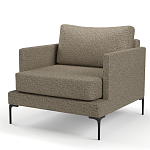 Мебельная ткань Шенилл коричневый цвет 138 см T4-28 варинант исполнения - 7 | Loft Concept в Сочи