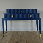 Премиальная Консоль с тремя ящиками Elsa Dreams Blue варинант исполнения - 3 | Loft Concept в Сочи