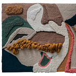 Тканый вручную текстильный гобелен Orchid варинант исполнения - 3 | Loft Concept в Сочи