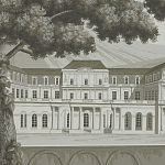 Обои ручная роспись Monuments of Paris Eau Forte on scenic paper варинант исполнения - 3 | Loft Concept в Сочи