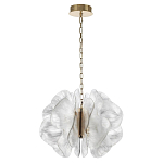Люстра с крупными рельефным декором в виде лепестков 60 см Ethereal Bloom варинант исполнения - 2 | Loft Concept в Сочи
