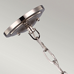 Подвесной светильник со стальным плафоном и белым матовым стеклянным шаром Feiss варинант исполнения - 3 | Loft Concept в Сочи