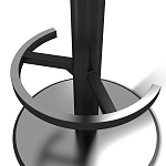 Барный стул вращающийся со спинкой Синий Велюр Vendramin Chair варинант исполнения - 6 | Loft Concept в Сочи