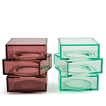 Стол журнальный в форме кубов Acrylic Furniture Lumina Mint Breeze варинант исполнения - 5 | Loft Concept в Сочи