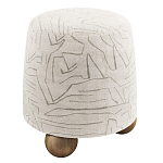 Пуф Wakonda ножки с деревянными шариками  варинант исполнения - 2 | Loft Concept в Сочи