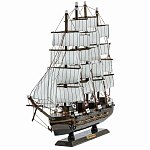 Декоративная модель деревянного тёмно-коричневого парусника в подарочной упаковке With The low варинант исполнения - 3 | Loft Concept в Сочи