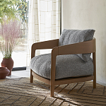 Кресло с каркасом из массива ясеня Deniaud Ash Grey Armchair варинант исполнения - 13 | Loft Concept в Сочи