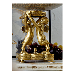 Чаша фарфоровая на двух бронзовых ангелах Eden Garden варинант исполнения - 5 | Loft Concept в Сочи