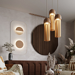 Бра круглое натуральная Пробка Natural Cork варинант исполнения - 5 | Loft Concept в Сочи