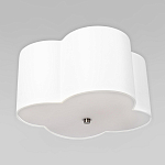 Потолочный светильник с белым волнистым плафоном из ткани Vitorino варинант исполнения - 3 | Loft Concept в Сочи