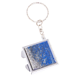 Зеркало брелок складное двухстороннее из натурального камня Лазурит Stone Mirrors варинант исполнения - 5 | Loft Concept в Сочи