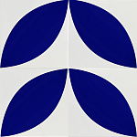 Дизайнерская плитка с узором Лепесток варинант исполнения - 2 | Loft Concept в Сочи