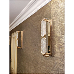 Бра прямоугольное с текстурным природным рисунком IceFlame варинант исполнения - 6 | Loft Concept в Сочи