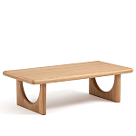 Стол журнальный из массива и шпона дуба Oak Essence Carden варинант исполнения - 1 | Loft Concept в Сочи